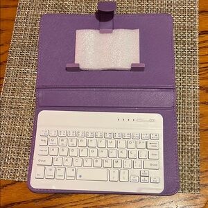 Purple cell phone Keyboard Case